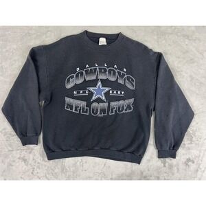 Vintage Dallas Cowboys Sweater Mens Large‎ NFL Football Crewneck Fox Sports 90s